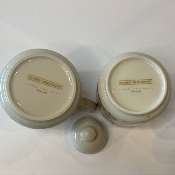 Vintage Charlton Hall Kobe Holiday Ceramic Set 5pc - Picture 14 of 15